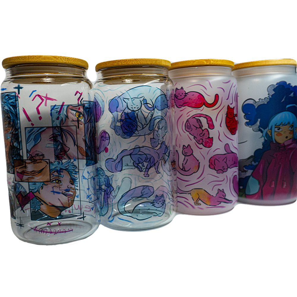 MOOD GLOSSY GLASS CUPS - LEEZYART