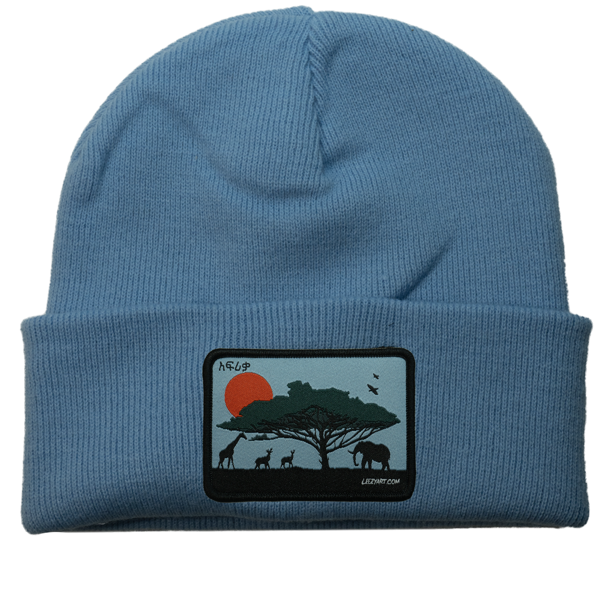 BEANIE SKY BLUE AFRICA