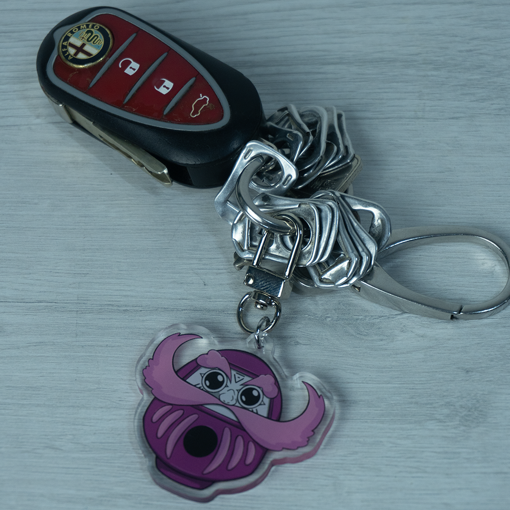 Portachiavi: DARUMA ACRILICO