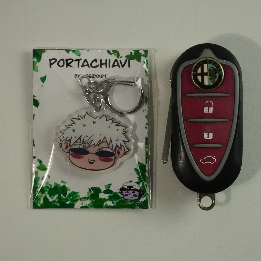 PORTACHIAVI STREGONE BIANCO CHIBI