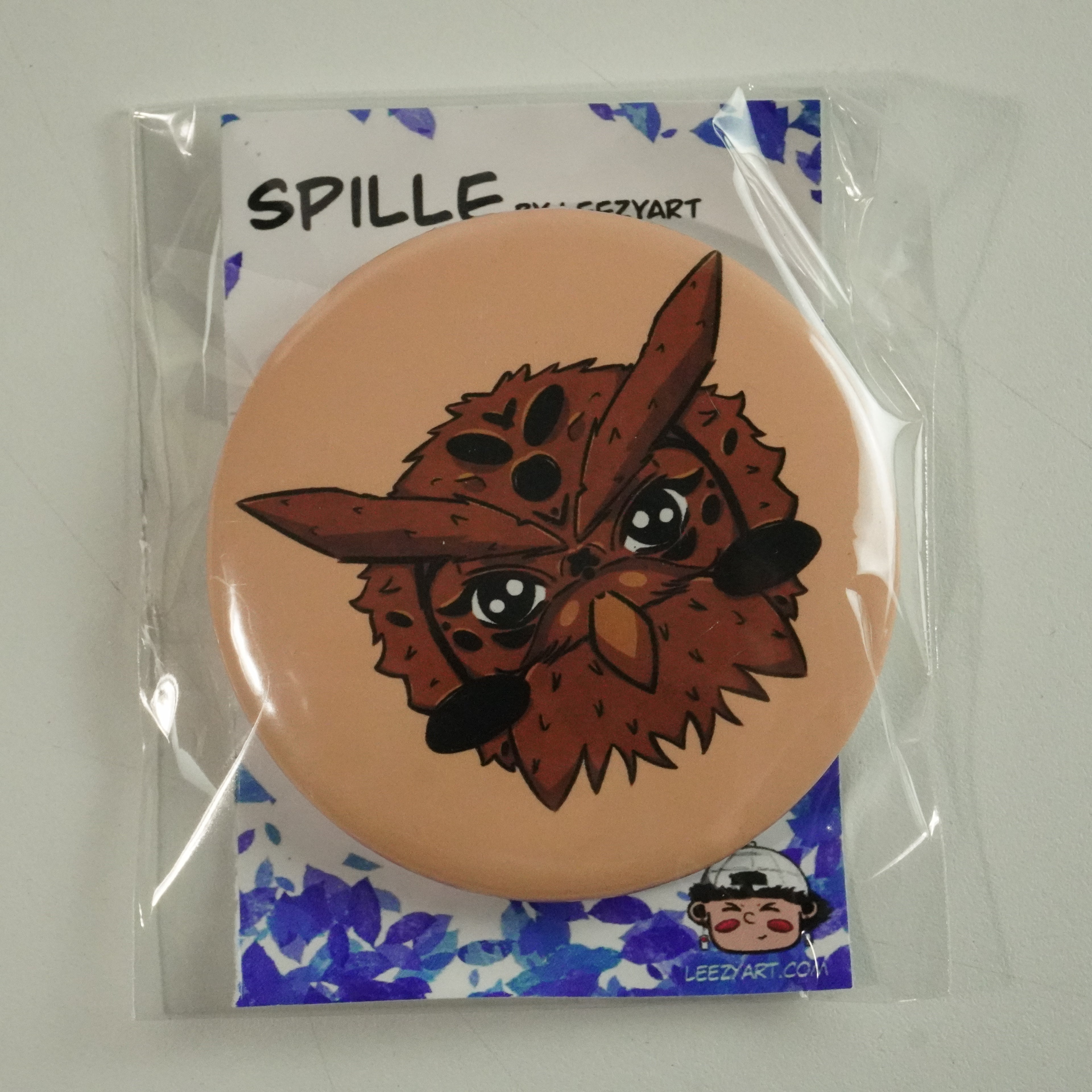 SPILLA TONDA GUFO LEEZYART