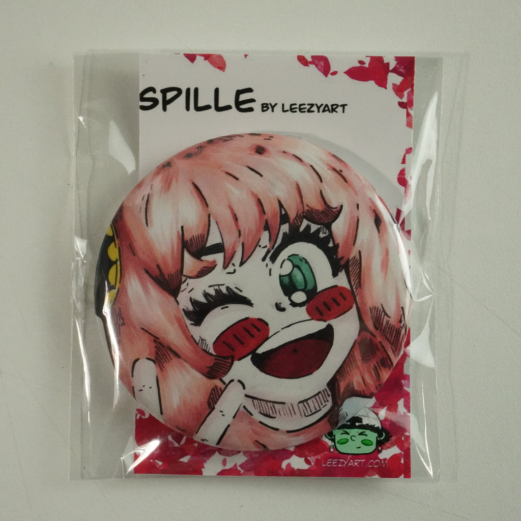 SPILLA TONDA CUTE GIRL CHIBI
