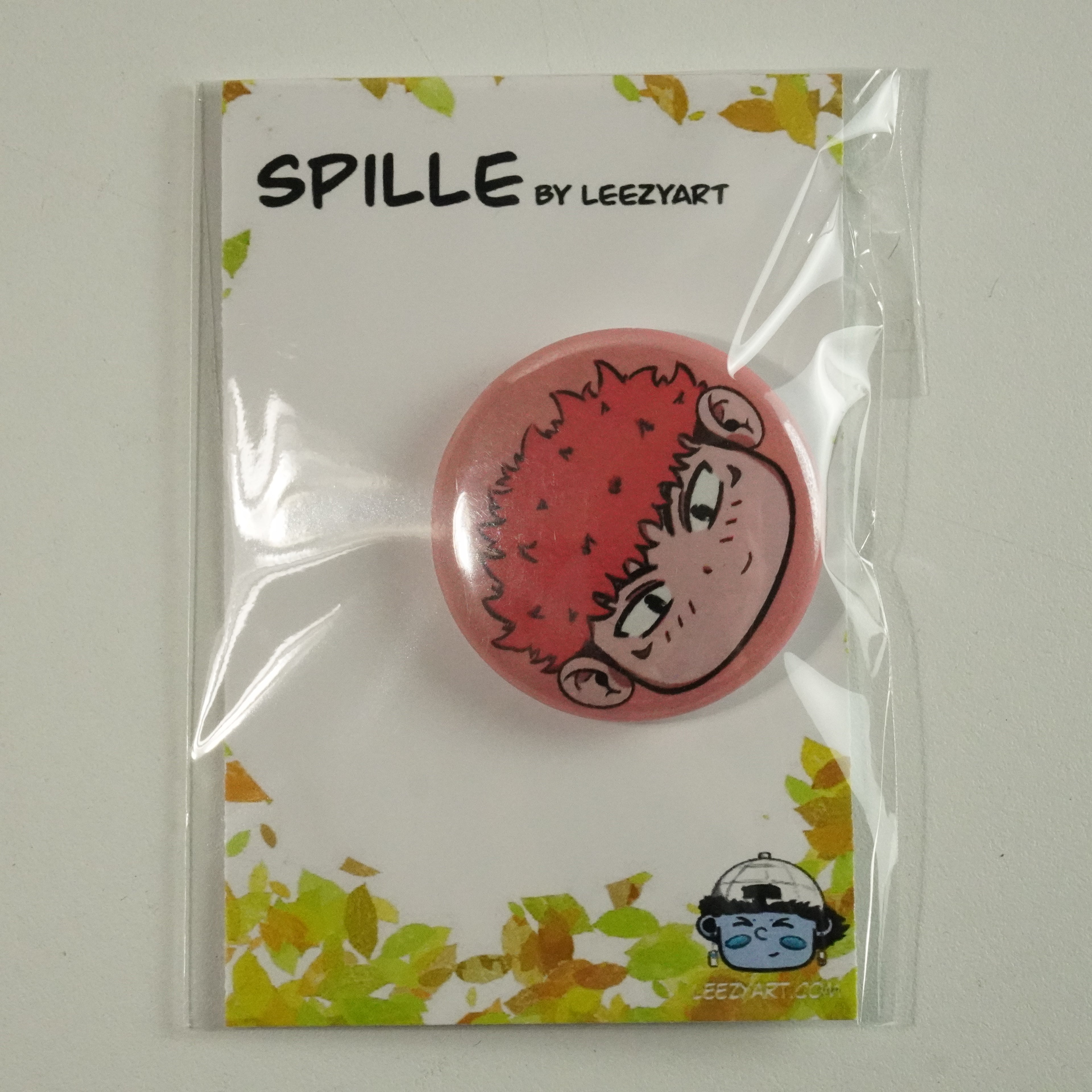 SPILLA TONDA STREGONE COMBATTENTE CHIBI