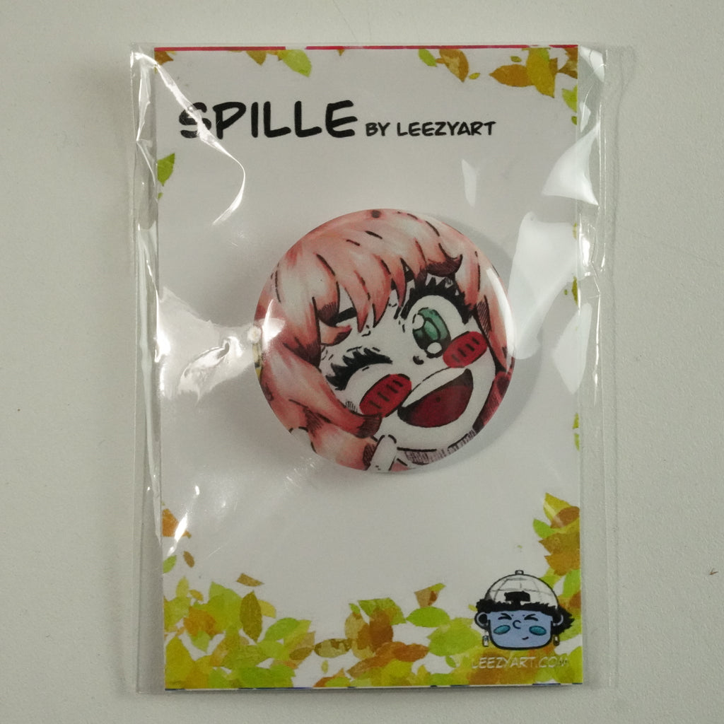 SPILLA TONDA CUTE GIRL CHIBI