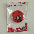 SPILLA TONDA VOLO ARANCIONE CHIBI