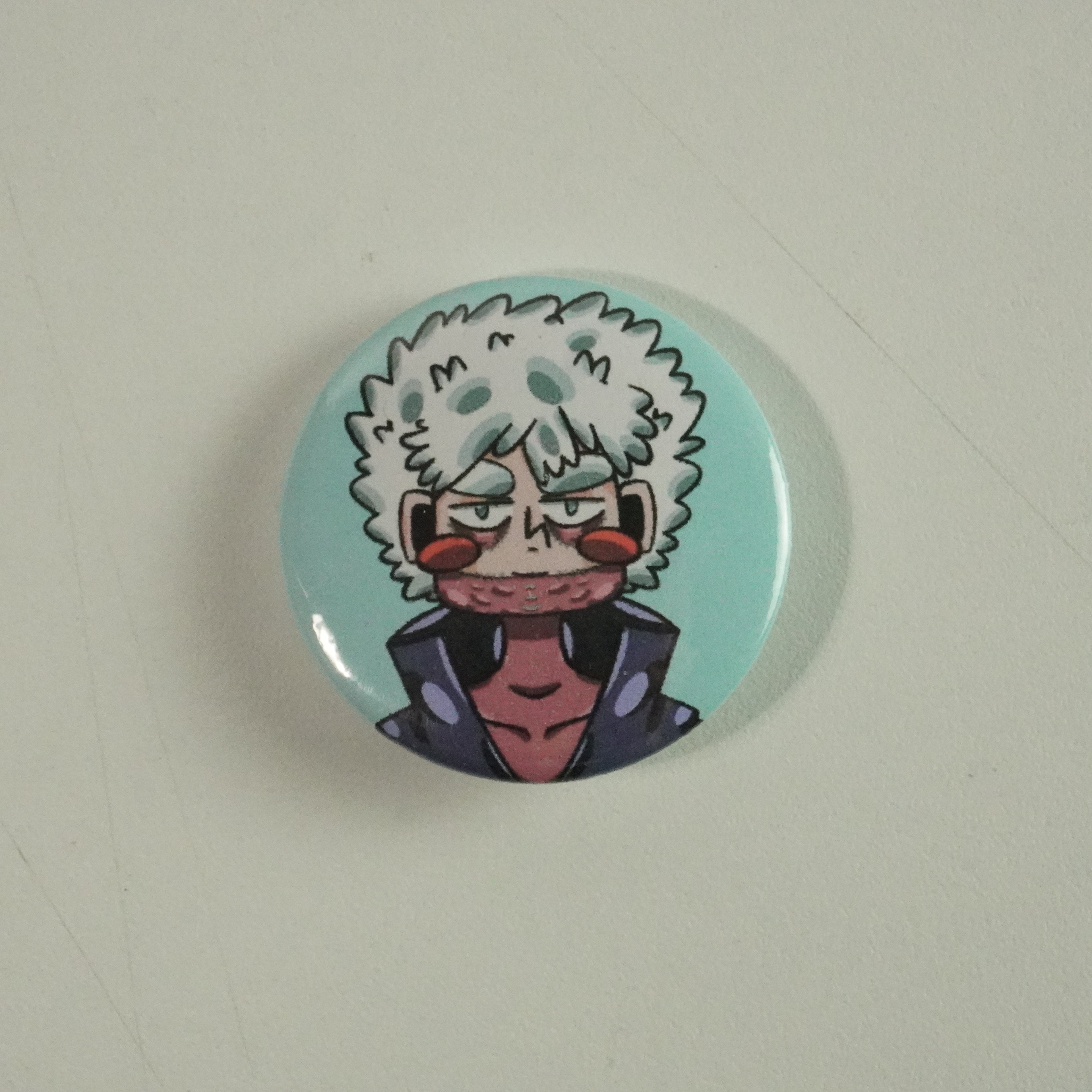 SPILLA TONDA FIAMMA BLU CHIBI