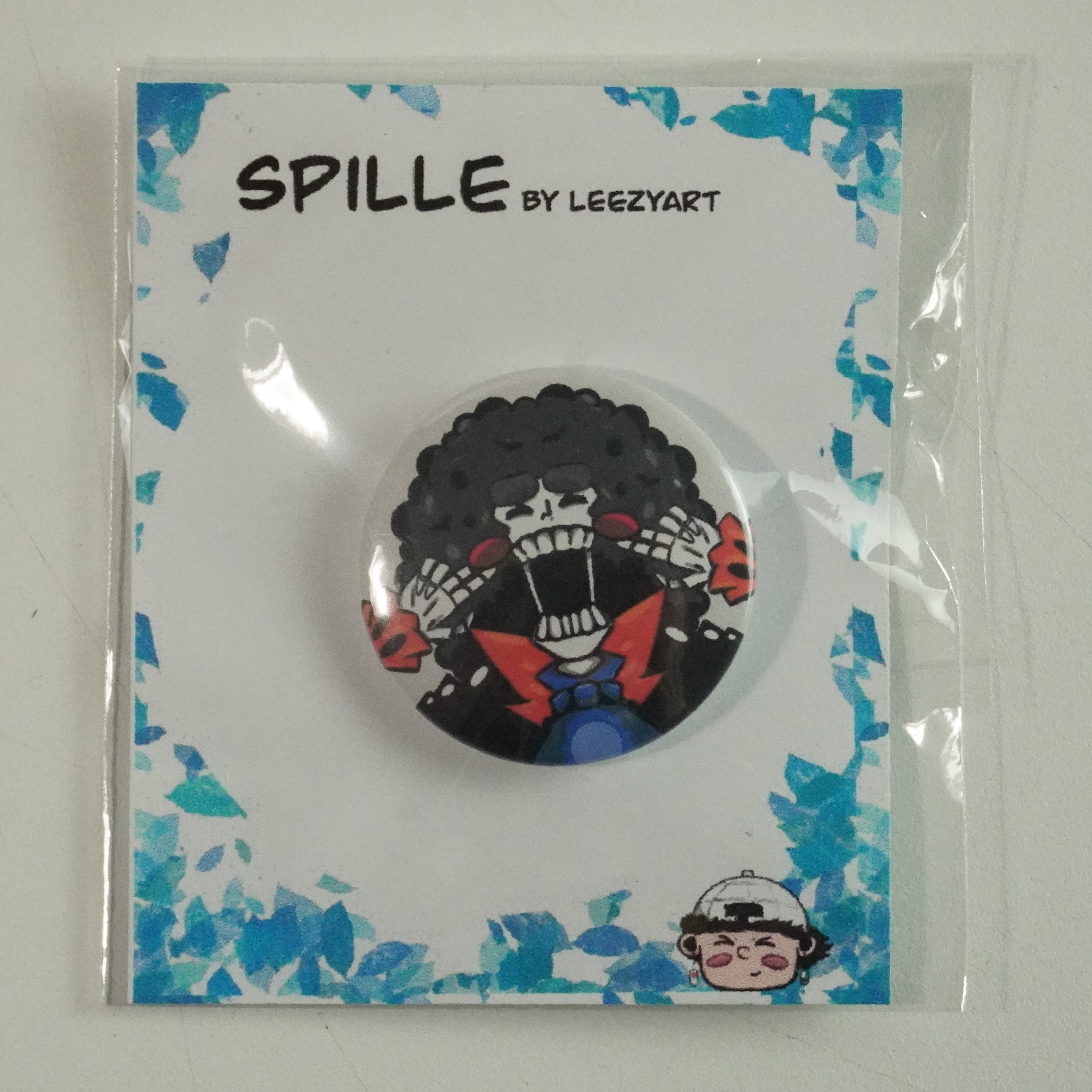 SPILLA TONDA SCHELETRO CHIBI