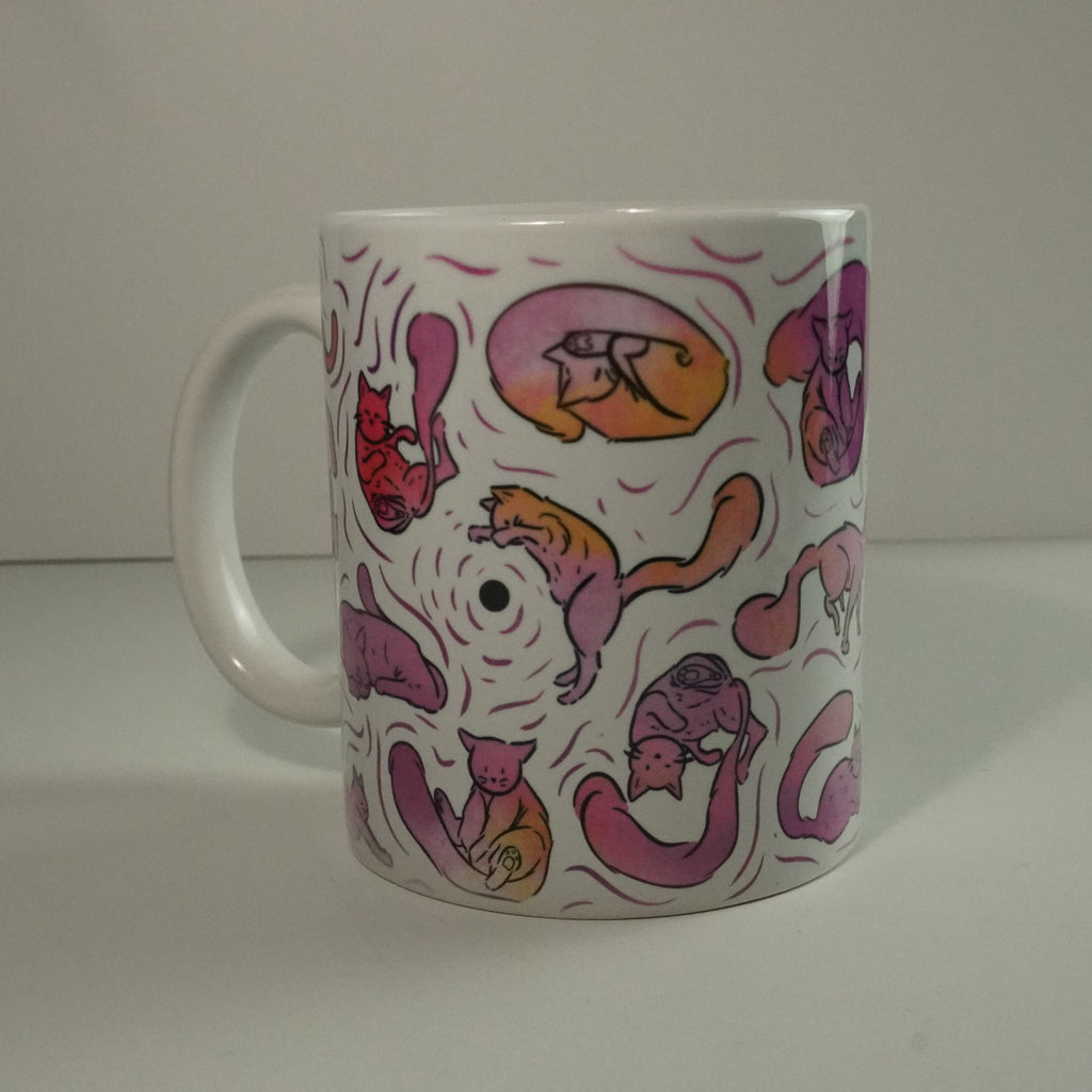 TAZZA GATTI ROSA