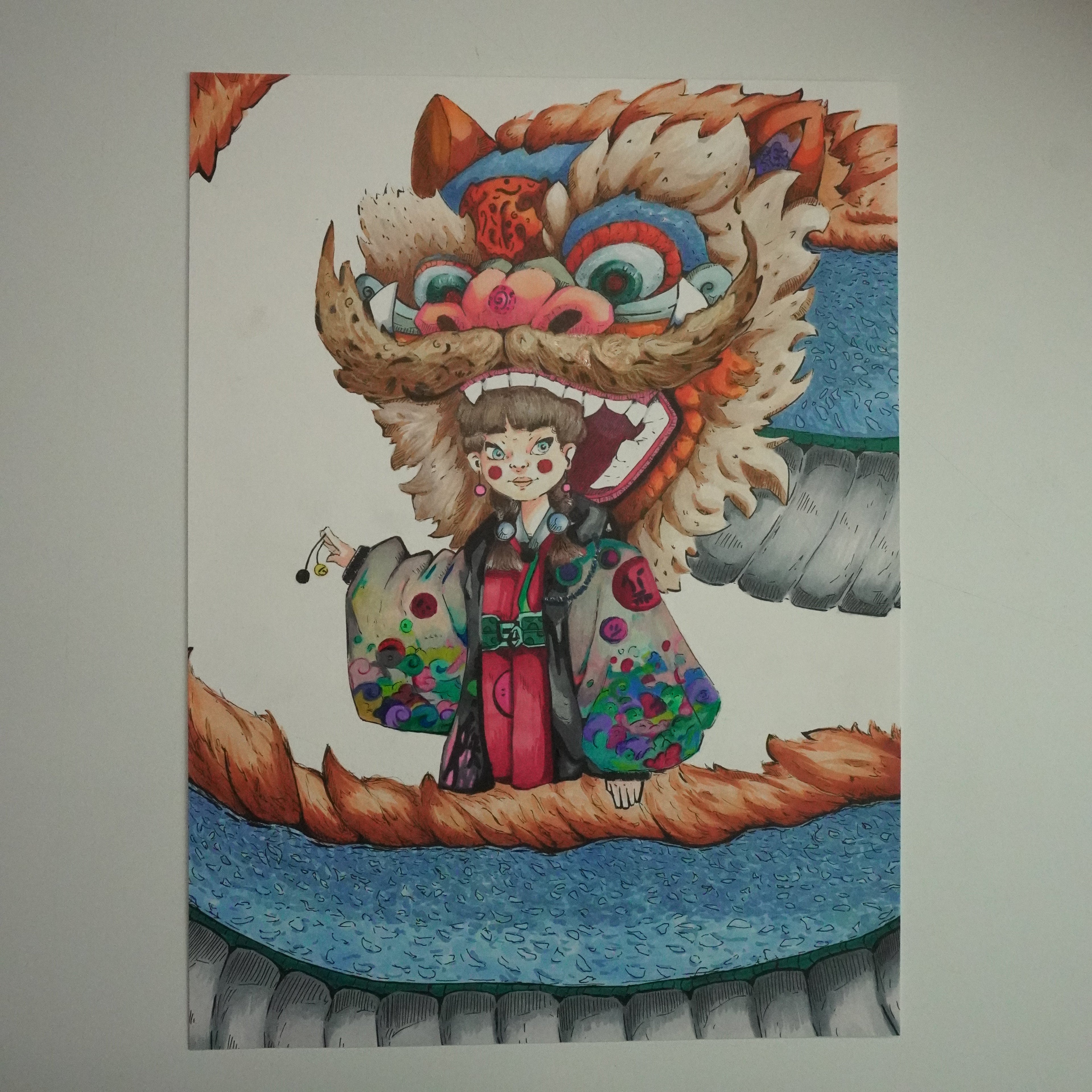 DRAGON CHINESE GIRL
