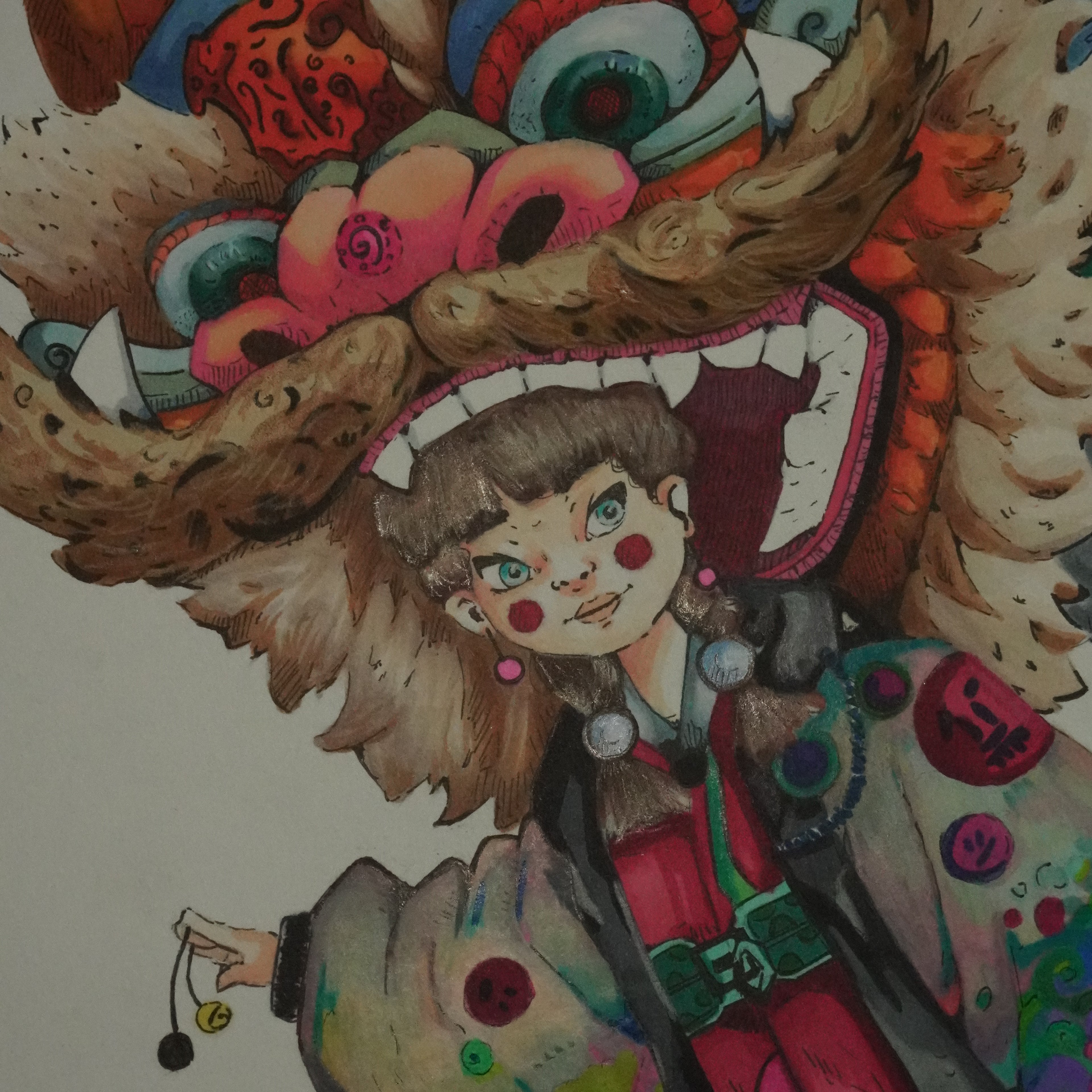 DRAGON CHINESE GIRL