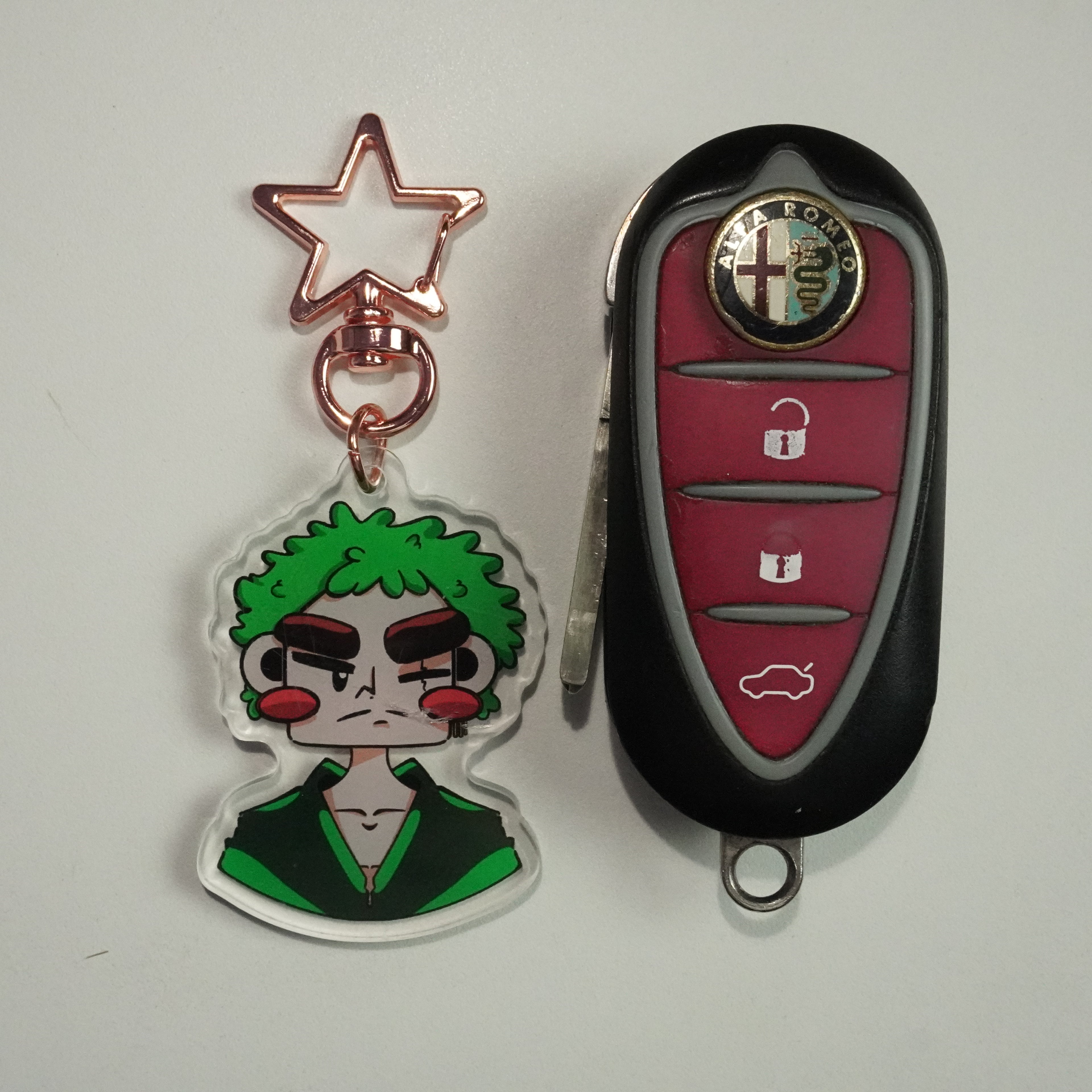 PORTACHIAVI UOMO SPADA CHIBI