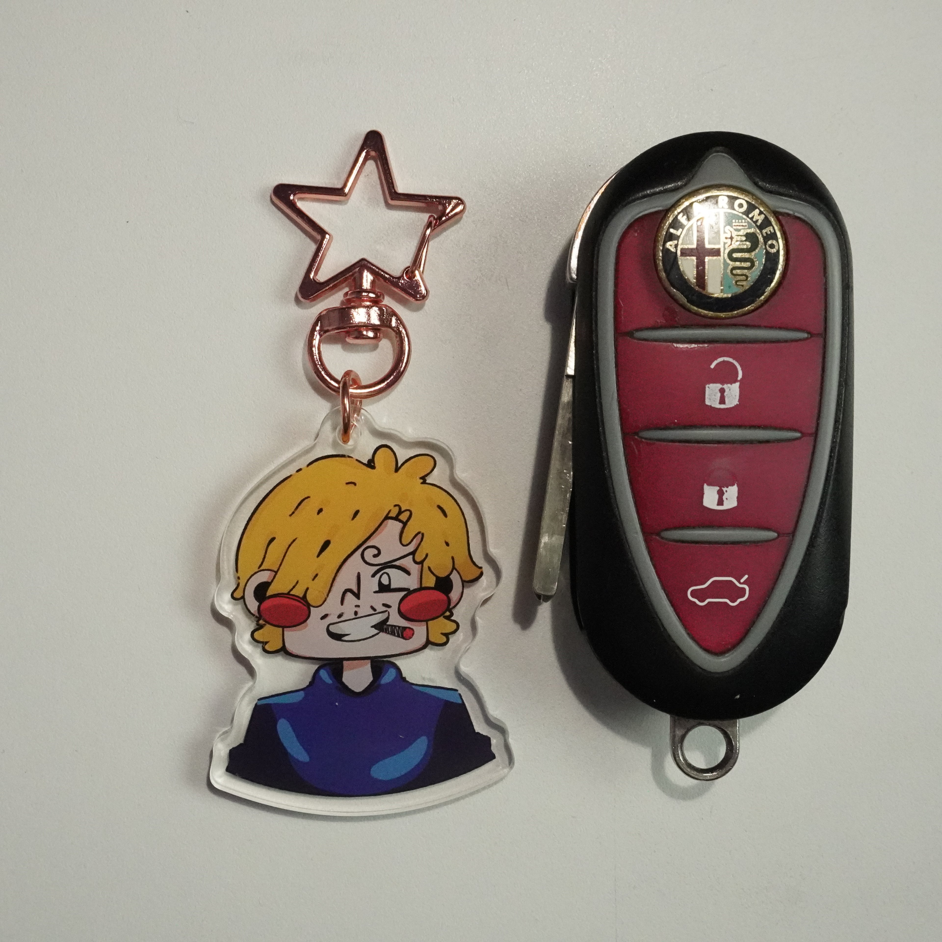 PORTACHIAVI BIONDO CHIBI