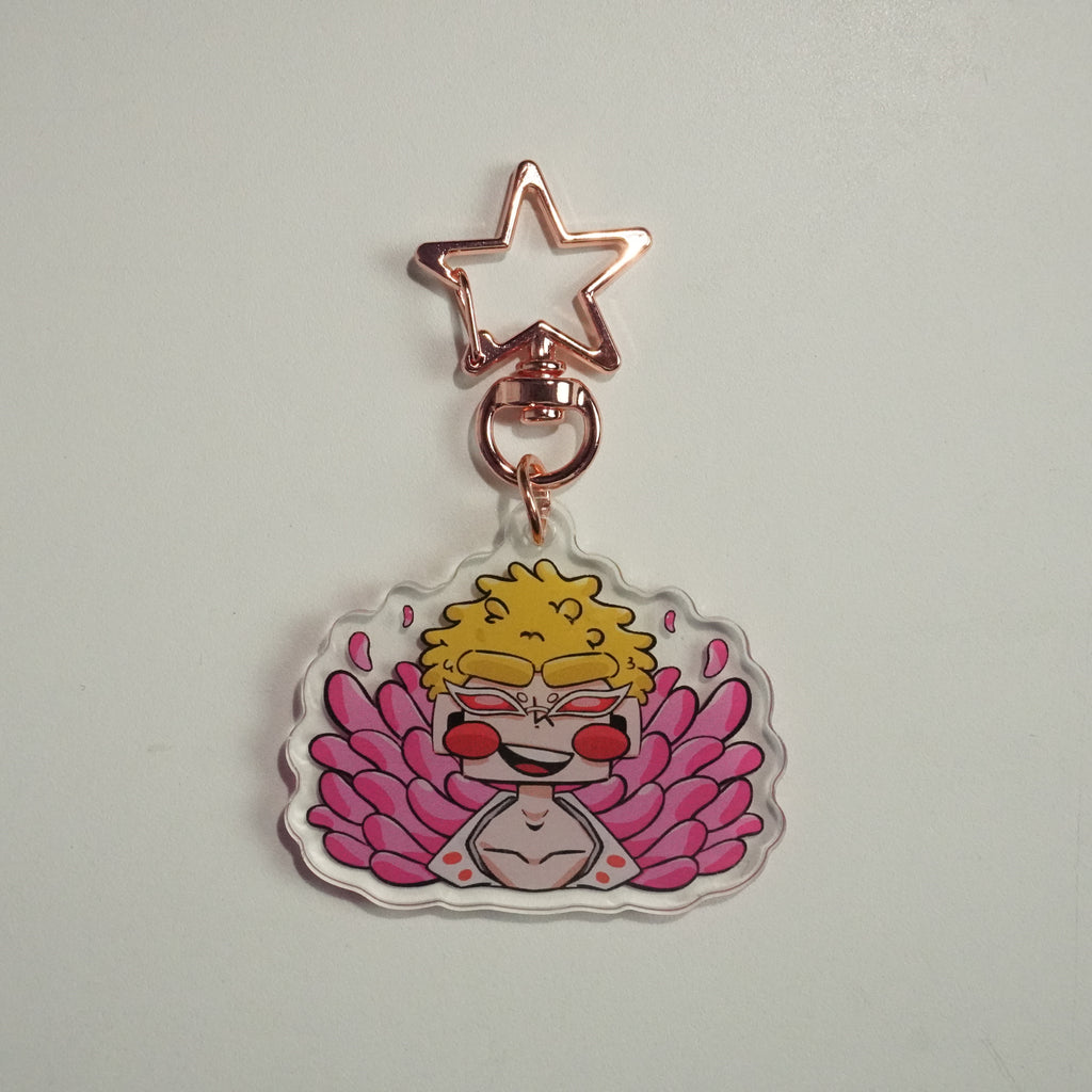 PORTACHIAVI UOMO OCCHIALI CHIBI