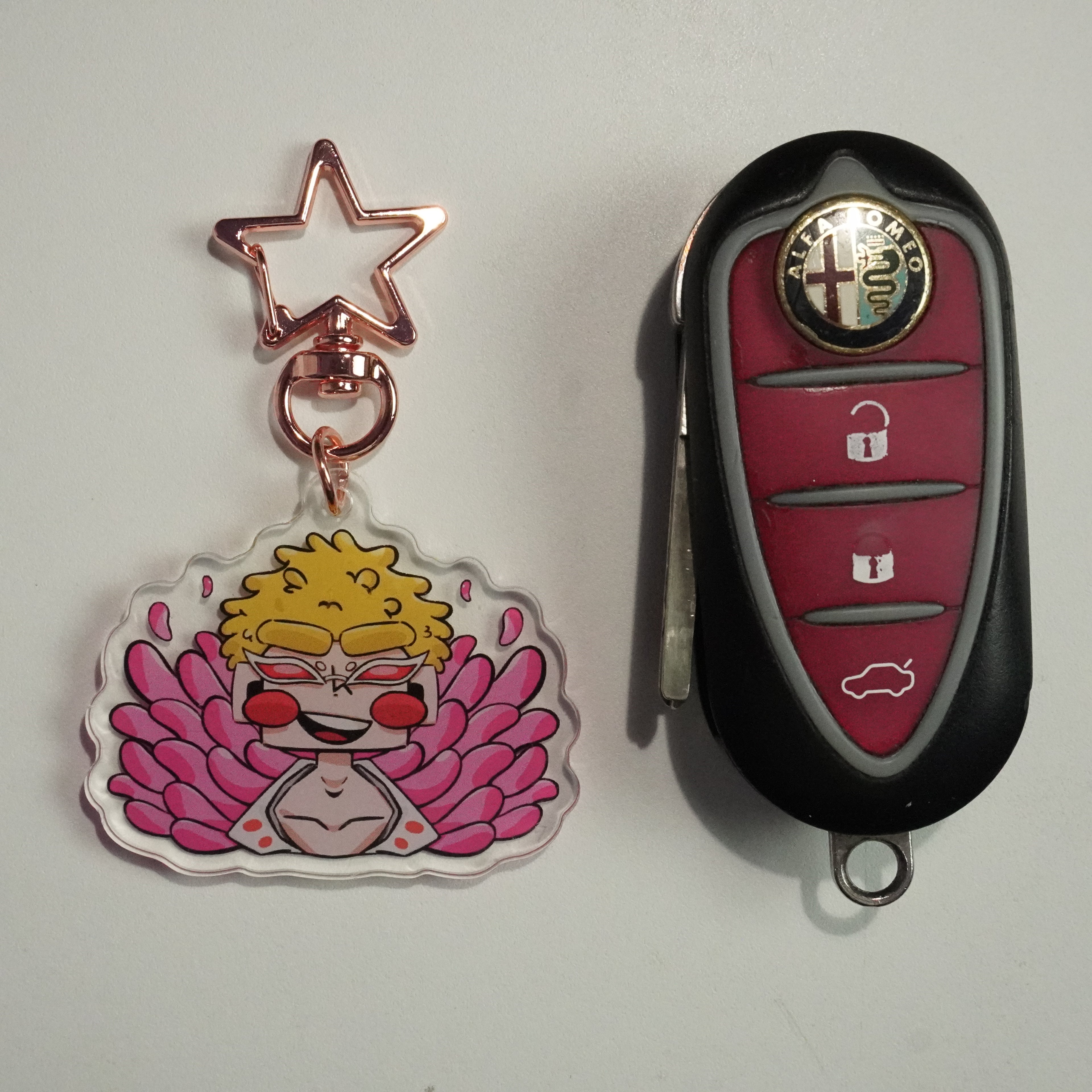 PORTACHIAVI UOMO OCCHIALI CHIBI