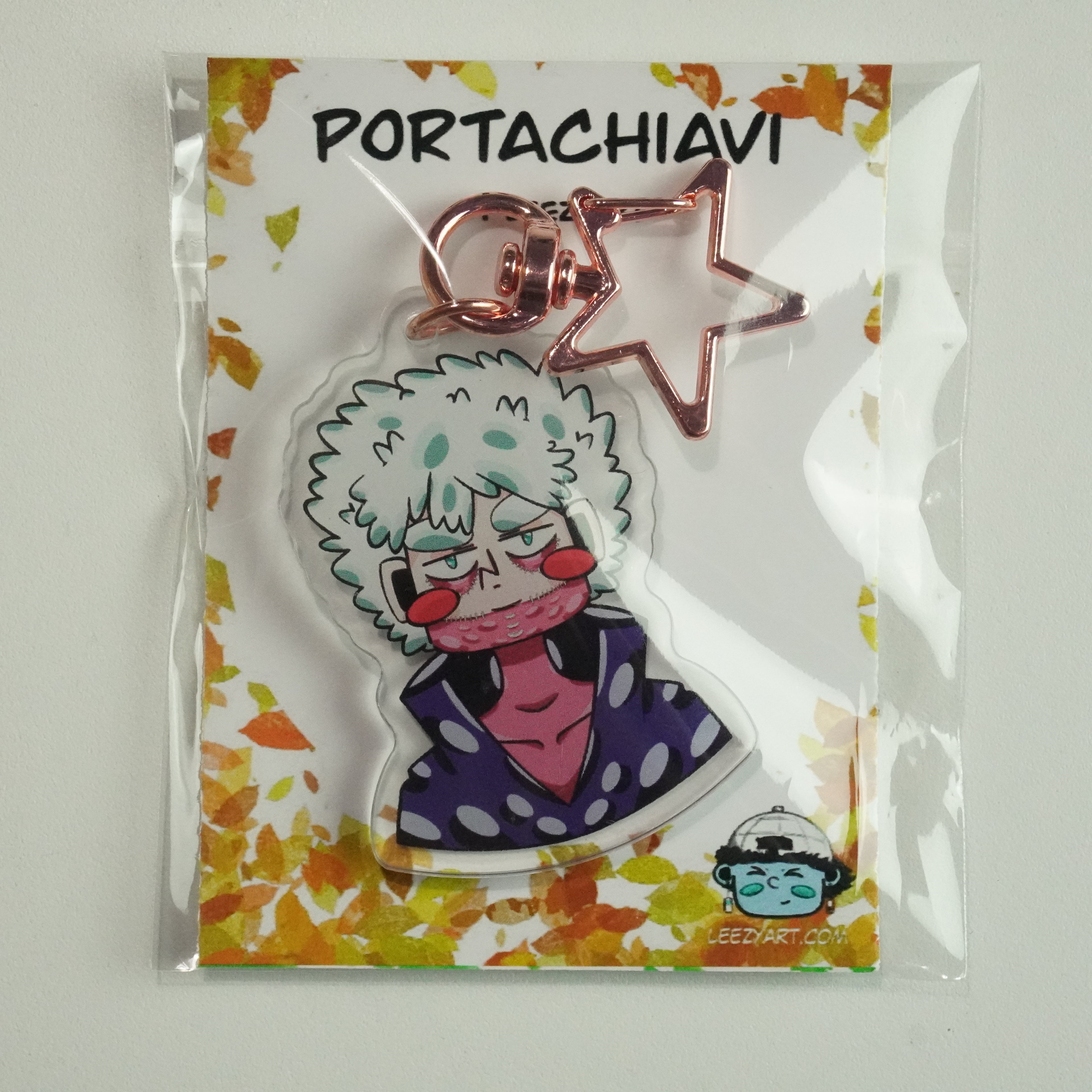 PORTACHIAVI FIAMMA BLU CHIBI