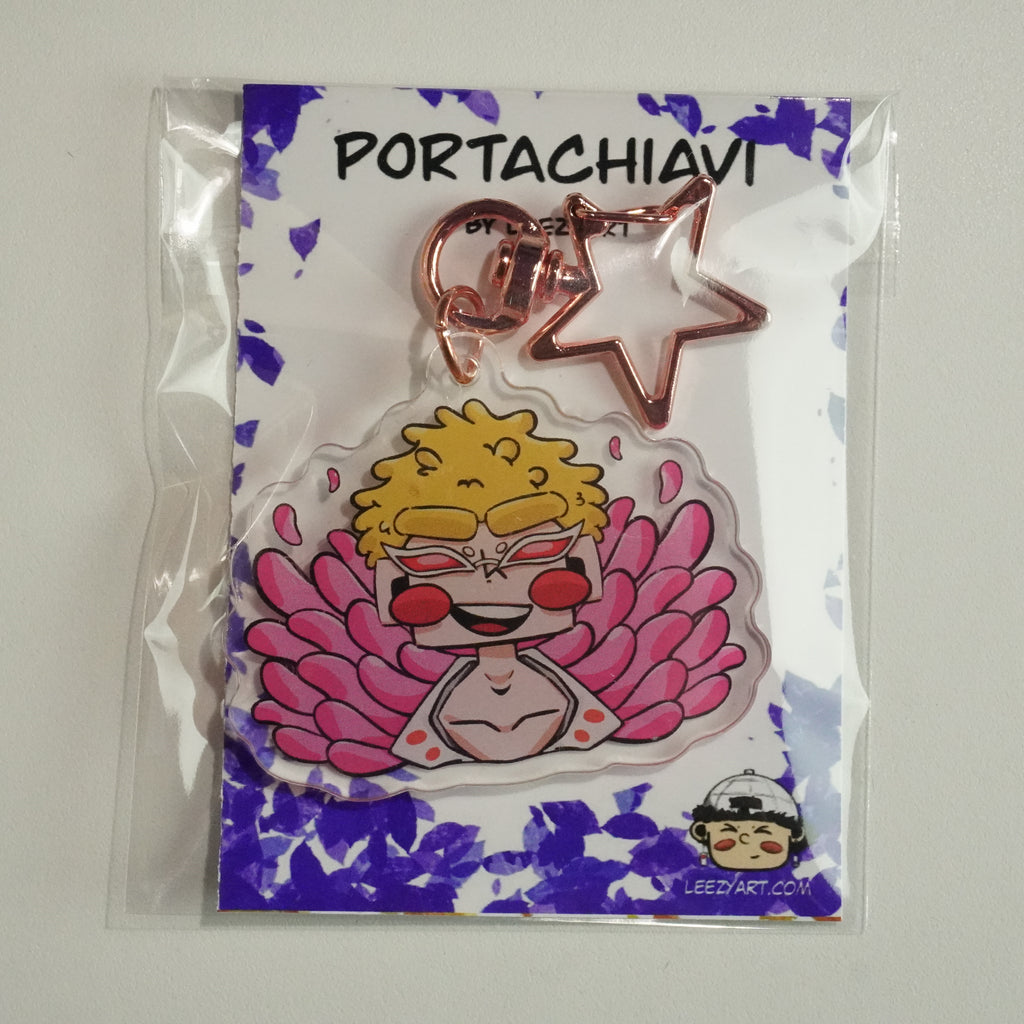 PORTACHIAVI UOMO OCCHIALI CHIBI