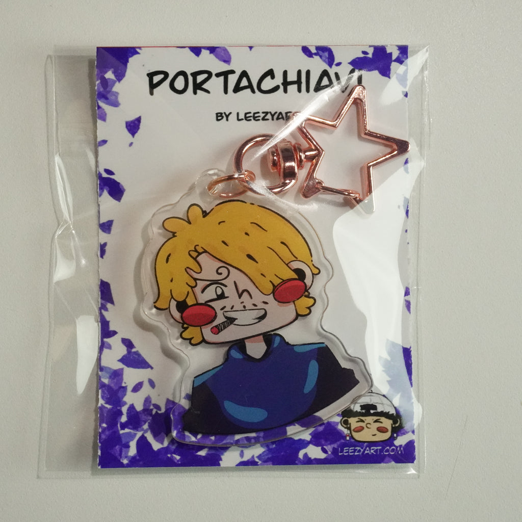 PORTACHIAVI BIONDO CHIBI