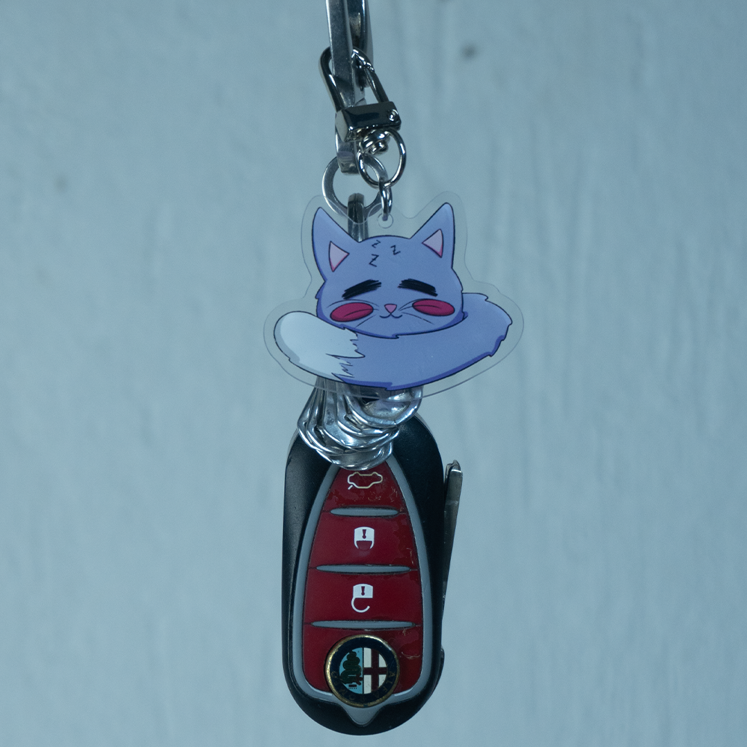 PORTACHIAVI GATTO ACRILICO