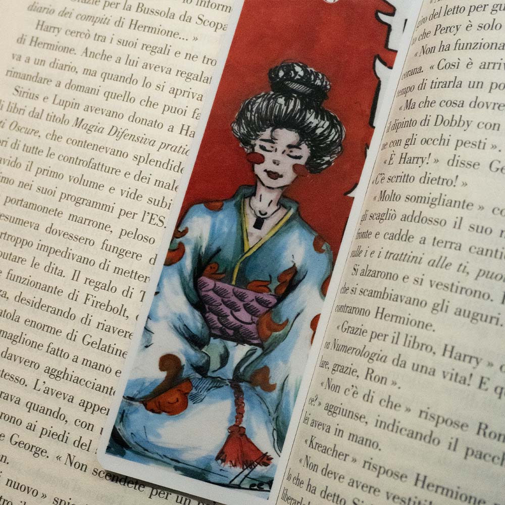 Segnalibro Geisha - Originale Leezyart