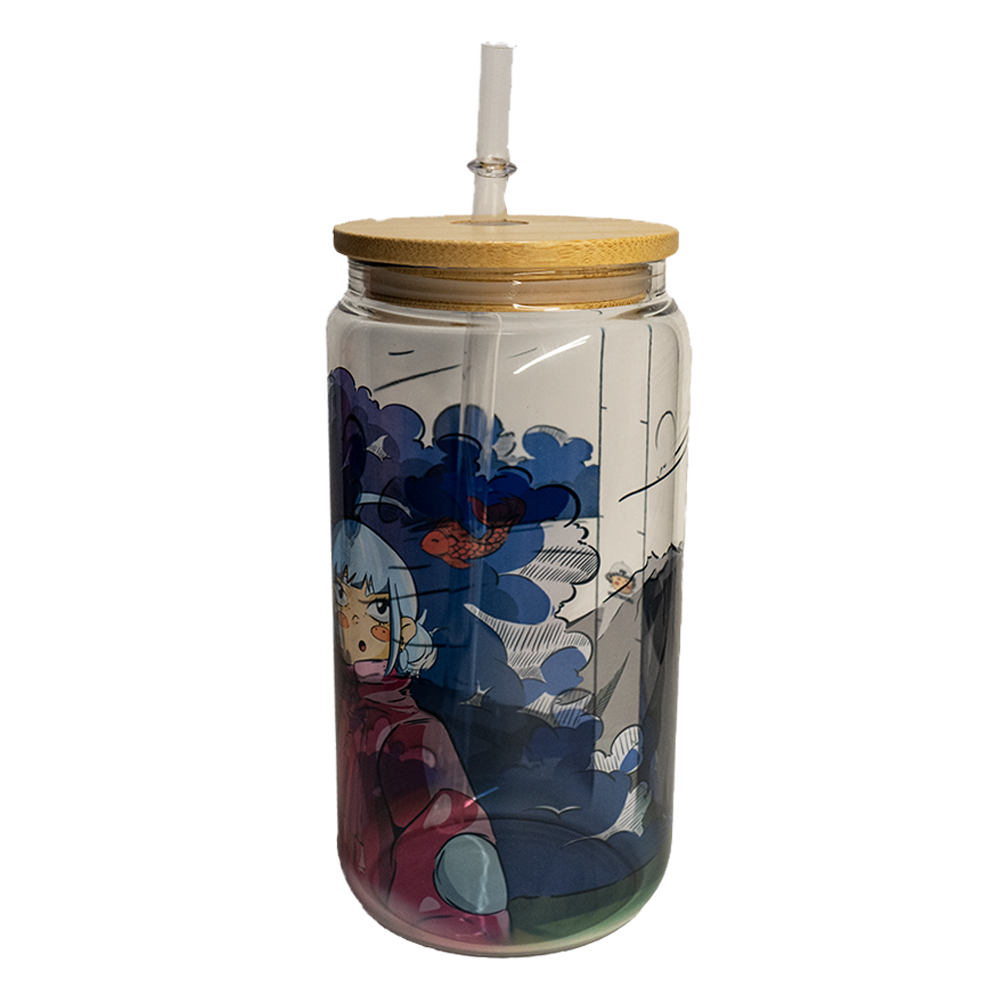 BICCHIERE VETRO LUCIDO "GOLDFISH"