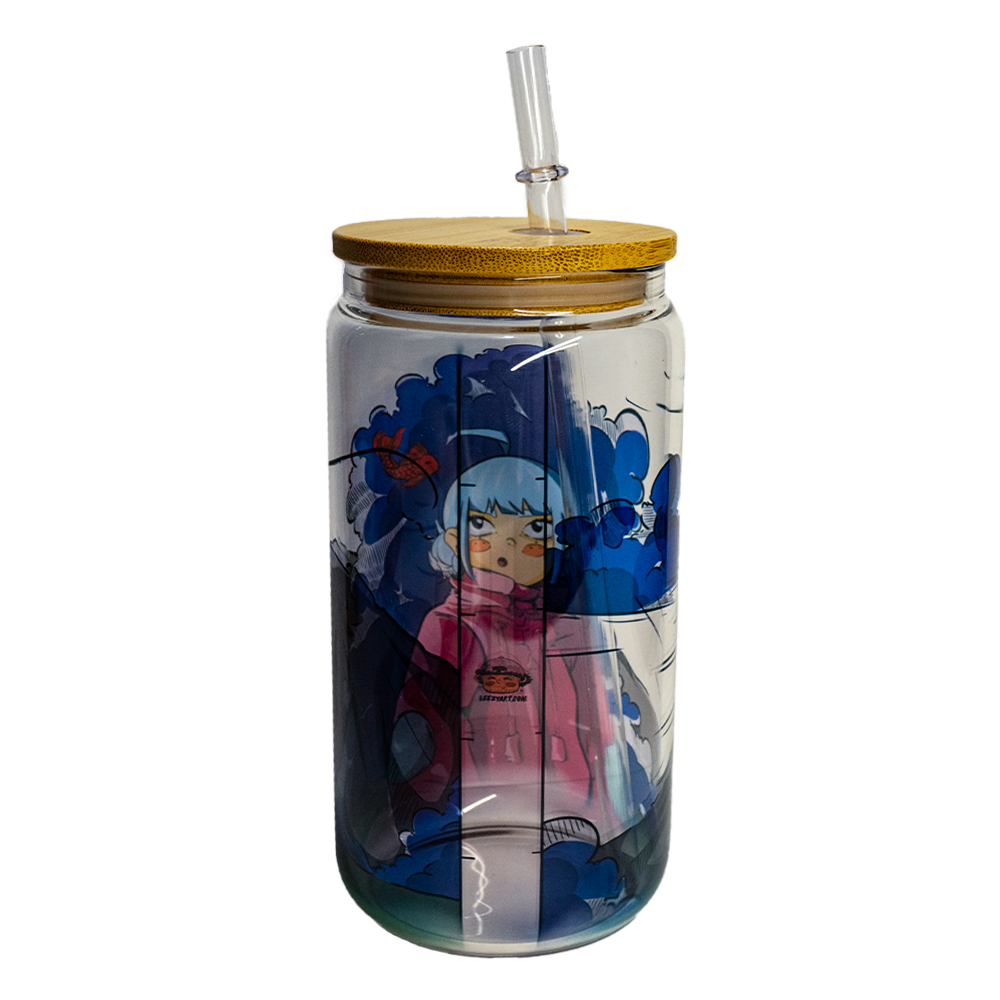 BICCHIERE VETRO LUCIDO "GOLDFISH"