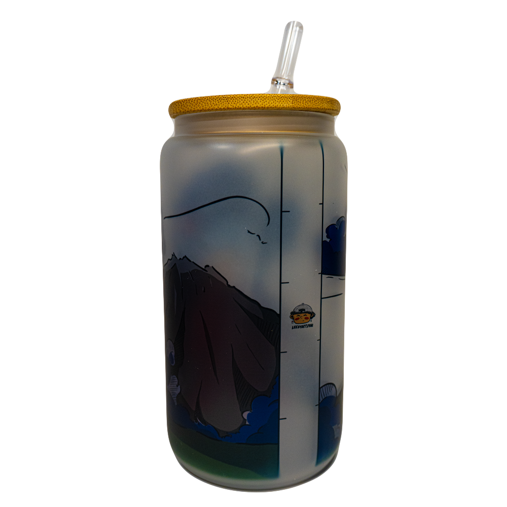 BICCHIERE VETRO OPACO "GOLDFISH"