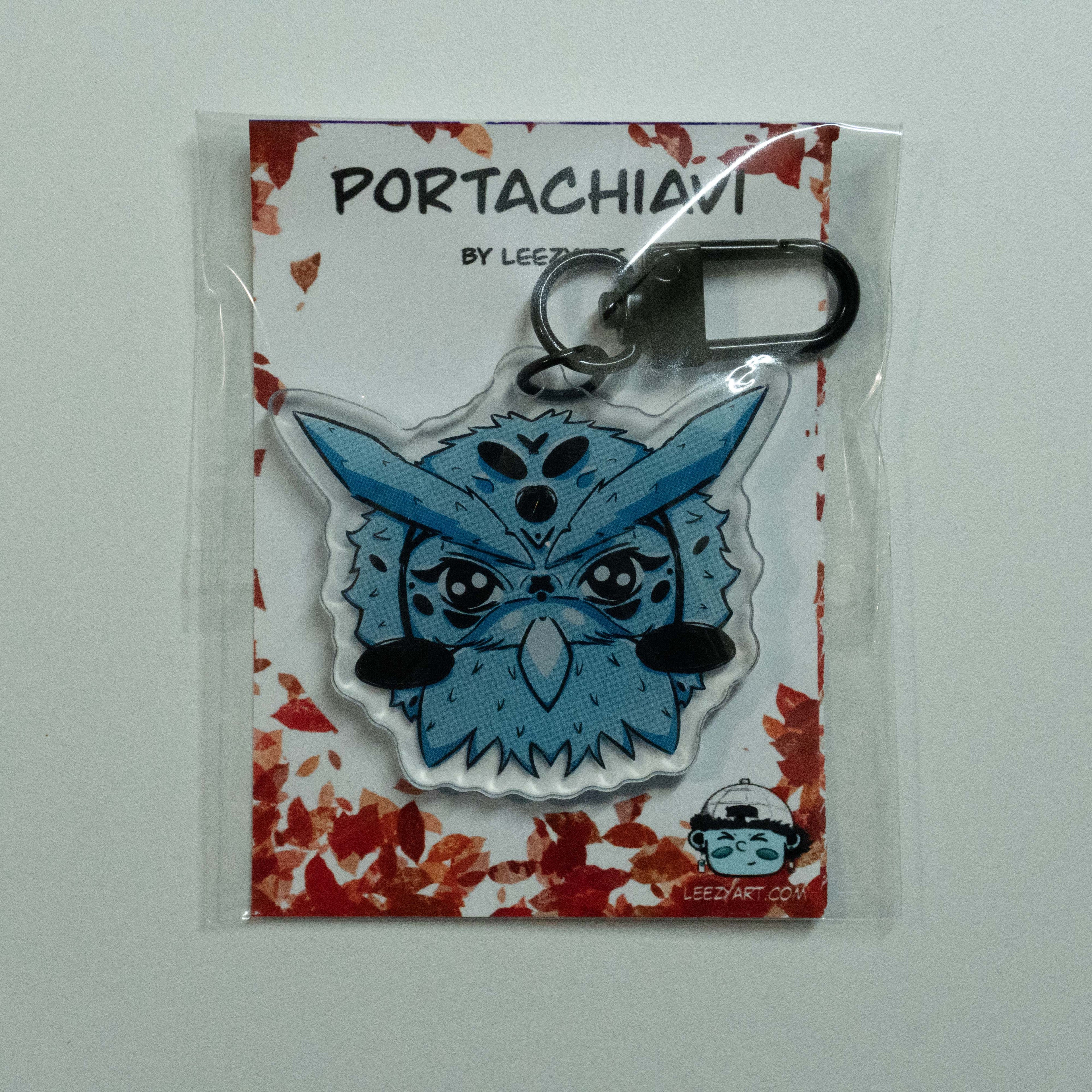 PORTACHIAVI - ANIMALE CUSTODE - GUFO - Leezyart