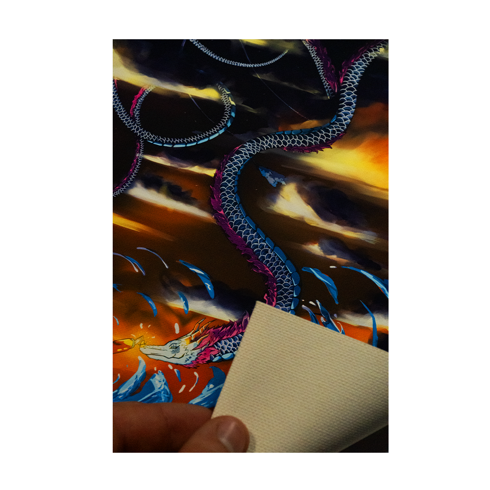 IL DRAGO DELL'ACQUA SU TELA