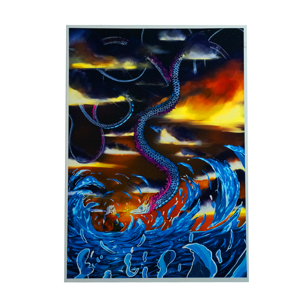 IL DRAGO DELL'ACQUA SU TELA