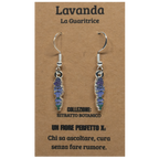 ORECCHINI FLOREALI: LAVANDA