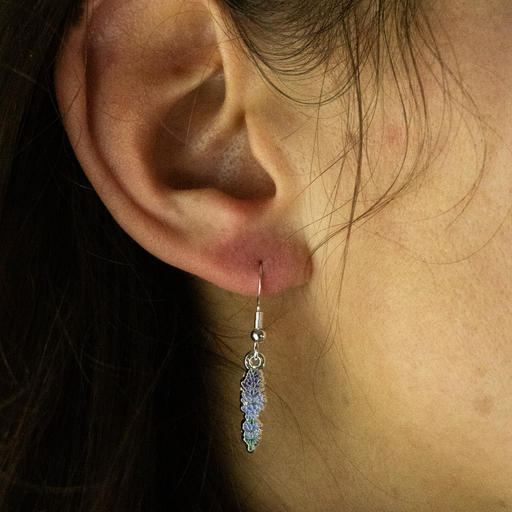 ORECCHINI FLOREALI: LAVANDA