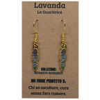 ORECCHINI FLOREALI: LAVANDA