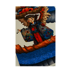 LA RAGAZZA DRAGO SU TELA