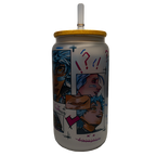 BICCHIERE VETRO OPACO "PEW"