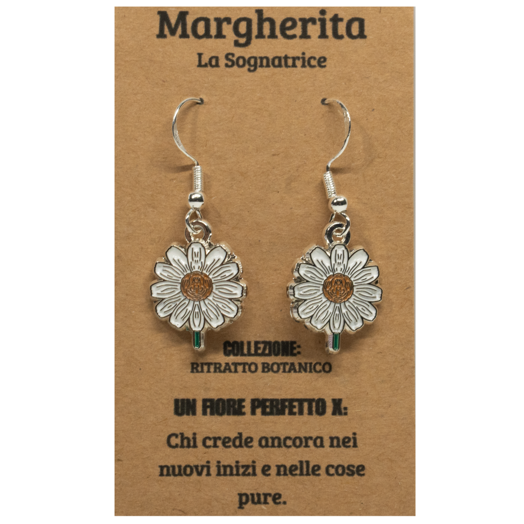 ORECCHINI FLOREALI: MARGHERITA