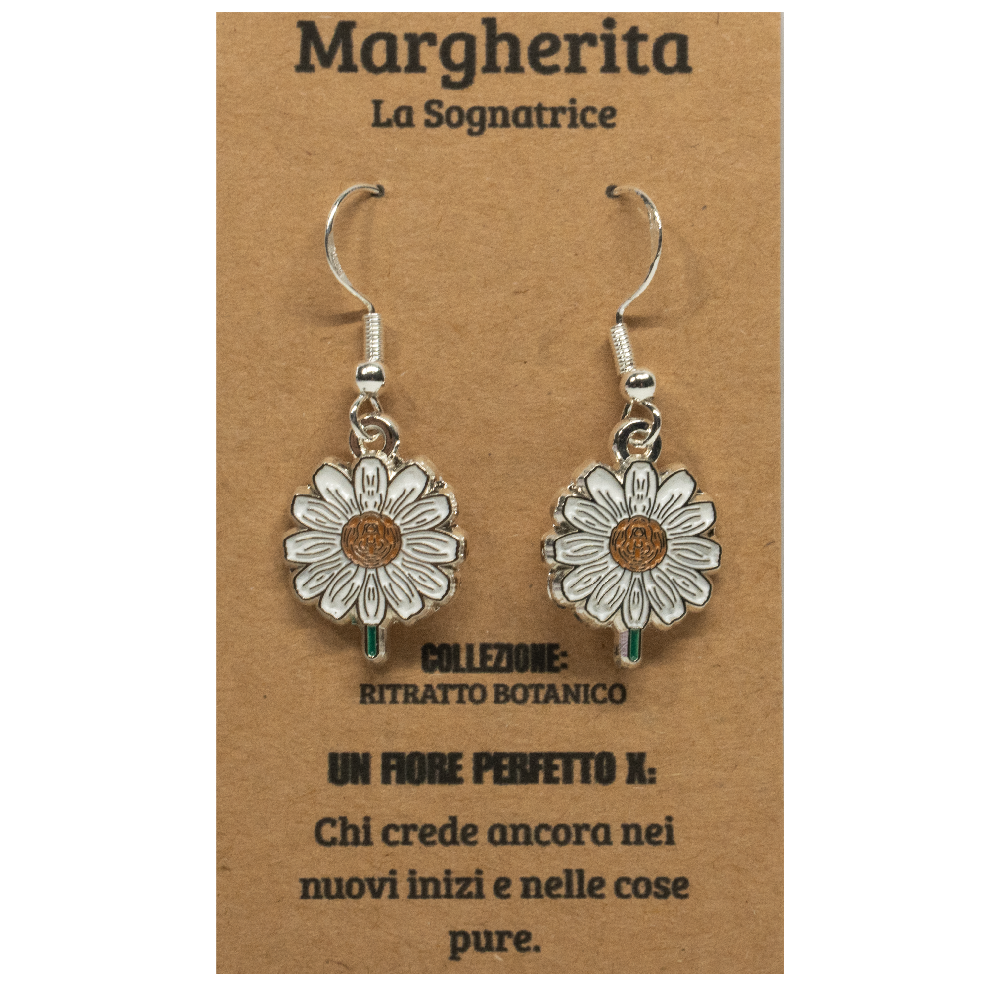 ORECCHINI FLOREALI: MARGHERITA