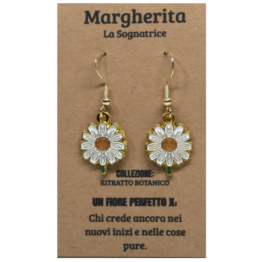 ORECCHINI FLOREALI: MARGHERITA