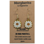 ORECCHINI FLOREALI: MARGHERITA