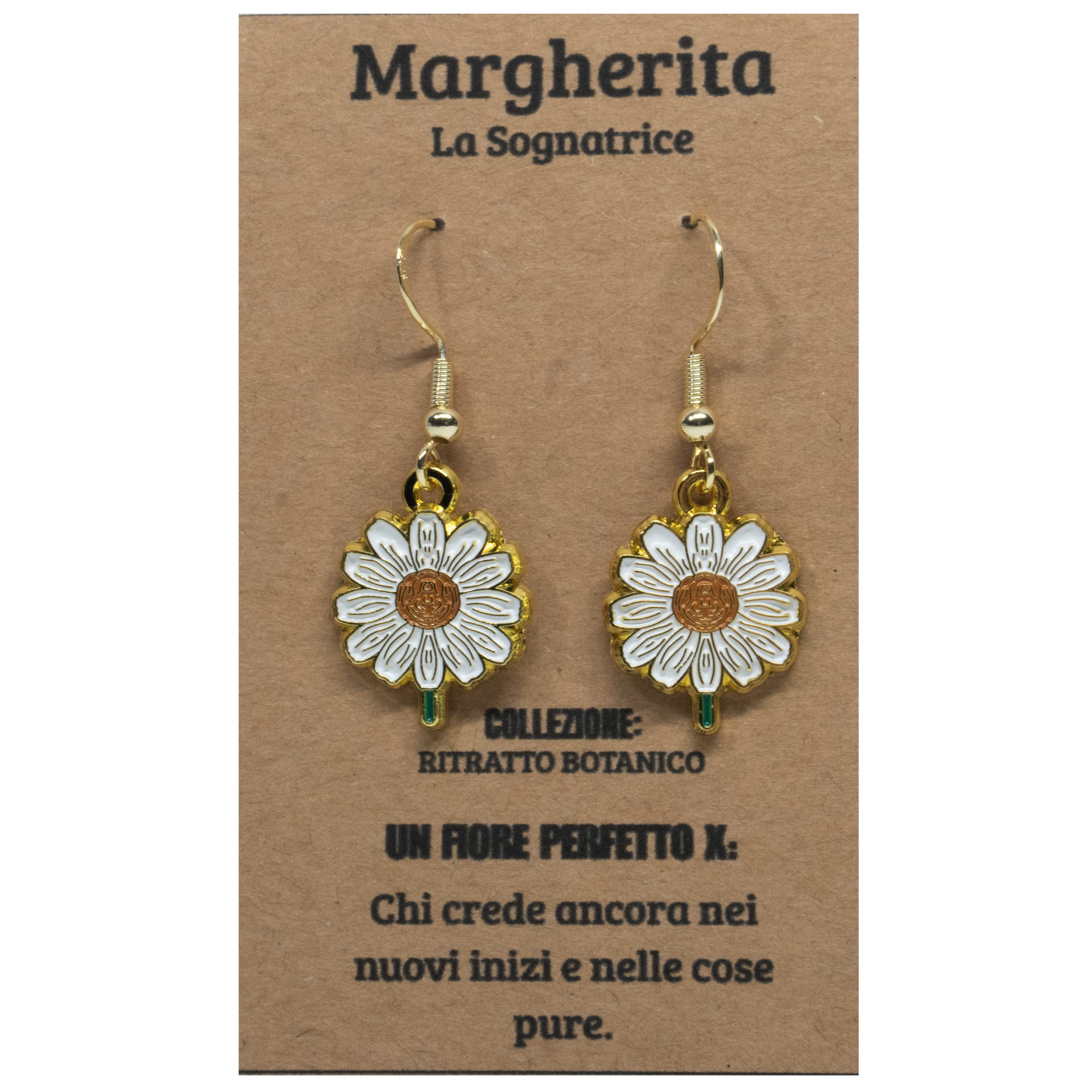 ORECCHINI FLOREALI: MARGHERITA