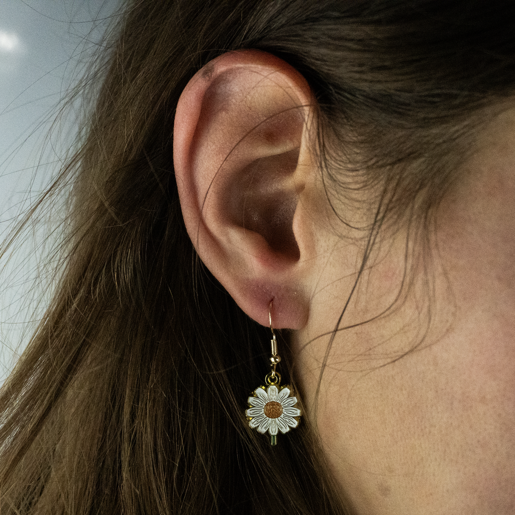 ORECCHINI FLOREALI: MARGHERITA