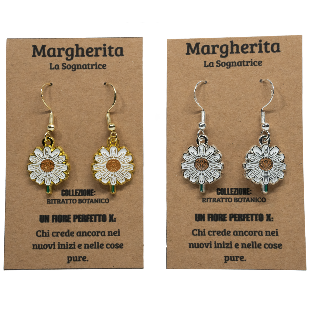 ORECCHINI FLOREALI: MARGHERITA