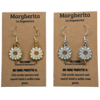 ORECCHINI FLOREALI: MARGHERITA