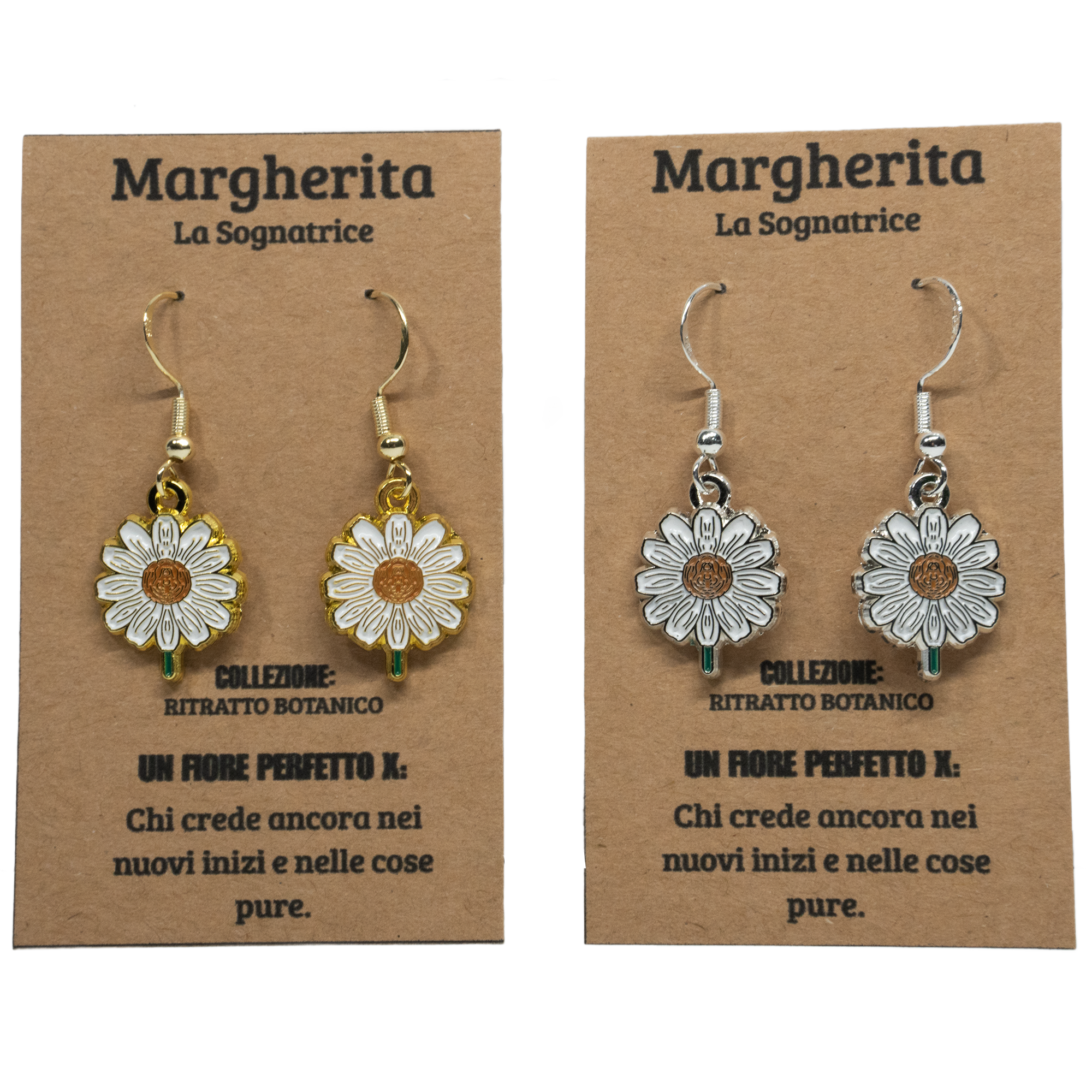 ORECCHINI FLOREALI: MARGHERITA