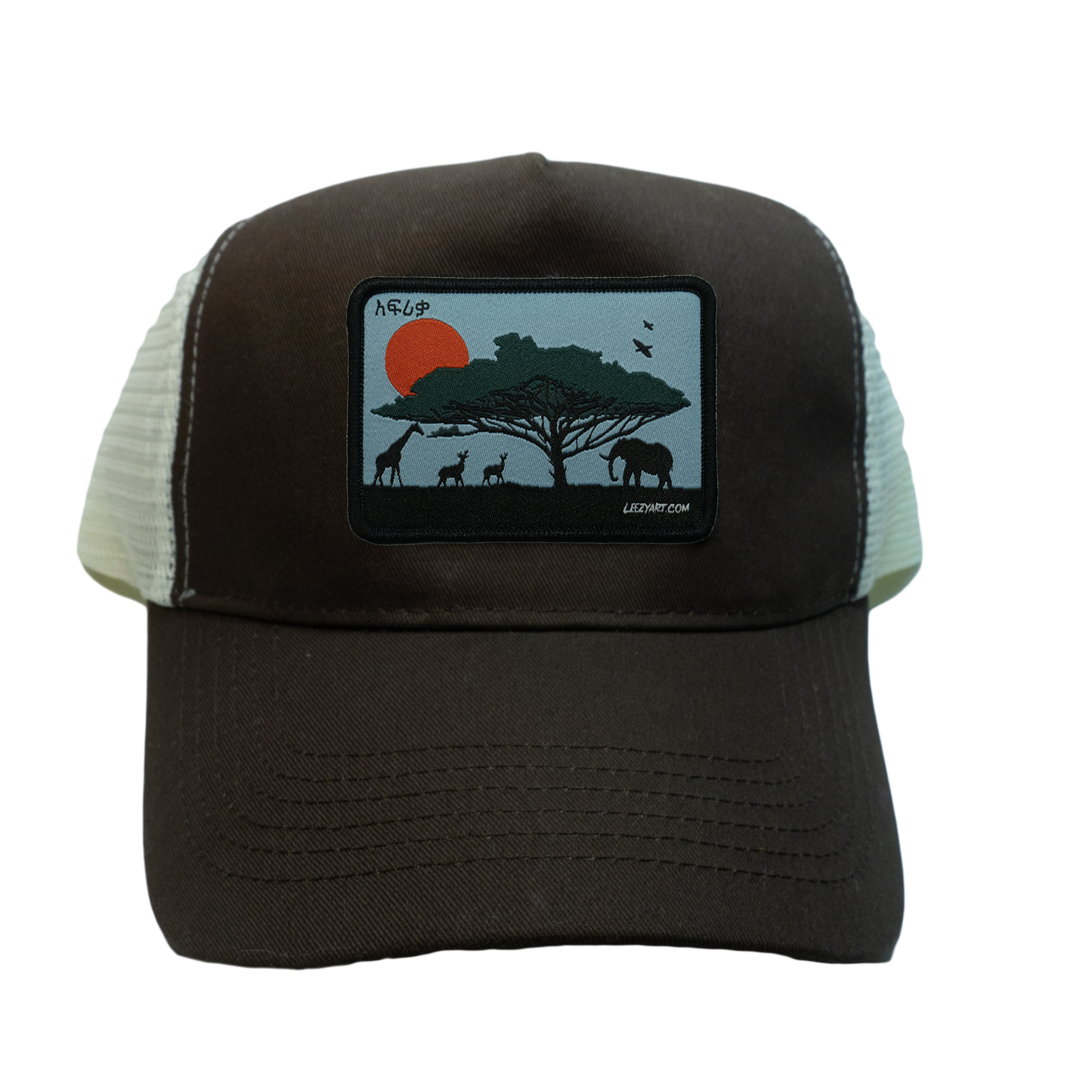 CAPS TRUCK MARRONE/BIANCO AFRICA