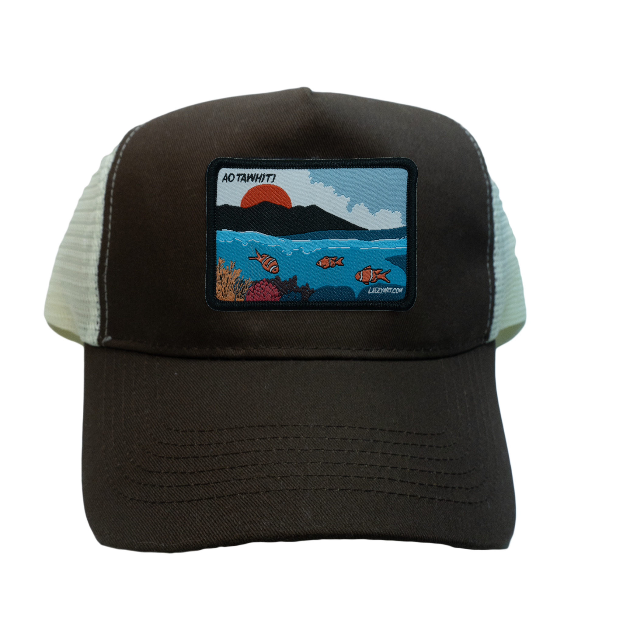 CAPS TRUCK MARRONE/BIANCO OCEANIA