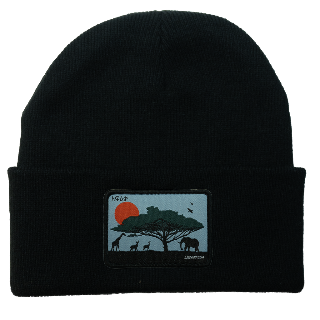 BEANIE BLACK AFRICA