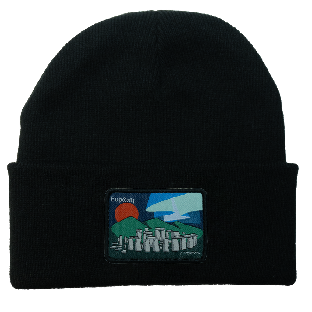 BEANIE BLACK EUROPA