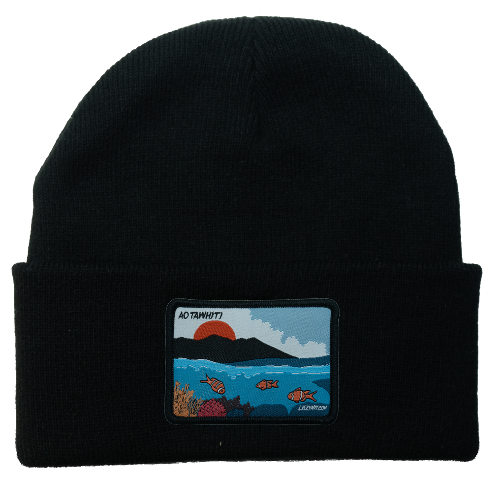 BEANIE BLACK OCEANIA