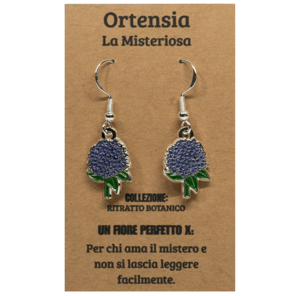 ORECCHINI FLOREALI: ORTENSIA