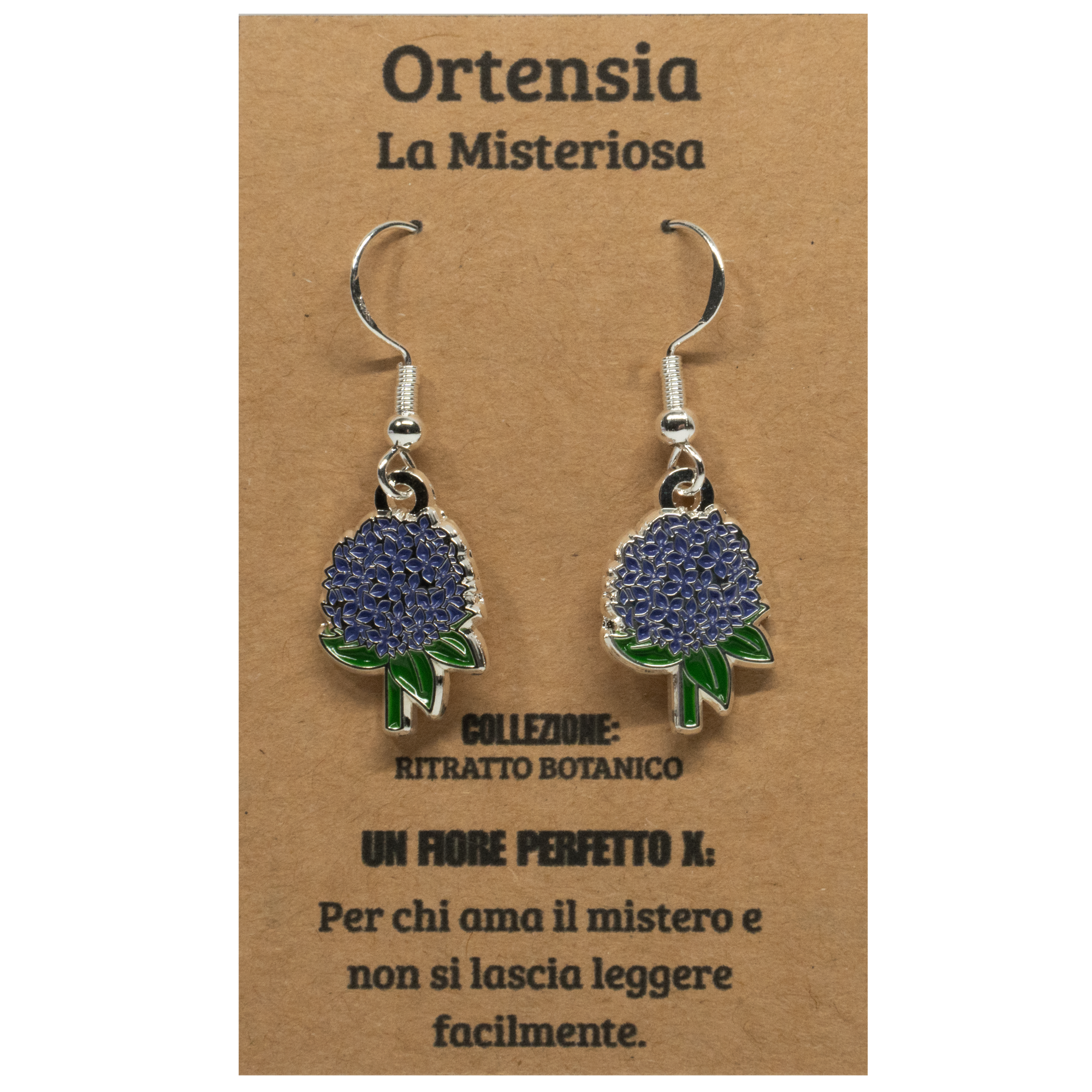 ORECCHINI FLOREALI: ORTENSIA